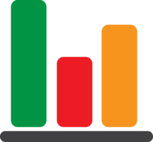 Graph chart icon sign design png