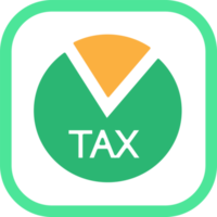 conception de symbole d'icône de signe d'impôt png