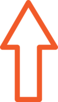 design de símbolo de sinal de ícone de seta