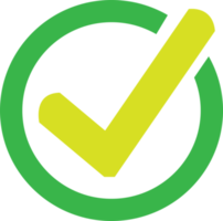 Tick Check Mark Icon sign symbol design png