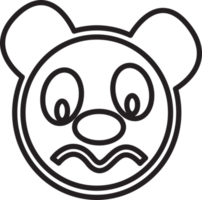 Panda Cartoon Symbol Zeichen Symbol Design png