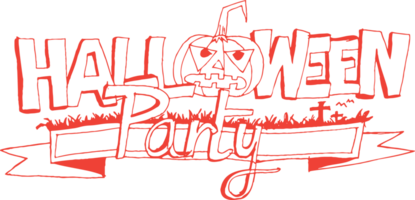 Fröhliches Halloween-Symbolthema und Halloween-Hintergrundzeichen png