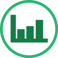 Graph chart icon sign symbol design png