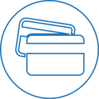 Credit card icon sign symbol design png