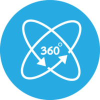 360-Grad-Symbolzeichen-Symboldesign png