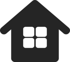 huis en huis pictogram symbool teken png