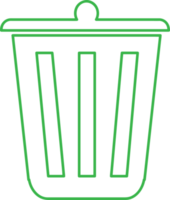 Trash can recycle bin icon png