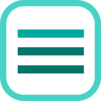 app menu pictogram teken symbool ontwerp png