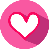 Heart icon sign symbol design png