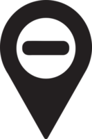 Map pointer pin icon sign symbol design png