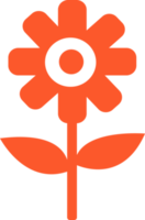 Flower icon flora sign symbol design png