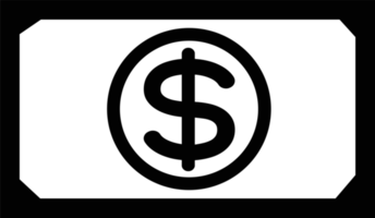 Money icon sign symbol design png
