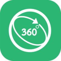 360-Grad-Symbolzeichen-Symboldesign png