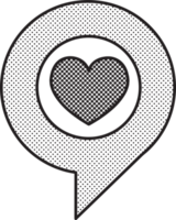 Heart icon sign symbol design png