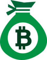 Bitcoin-Symbol-Zeichen-Symbol-Design png