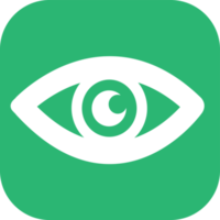 diseño de símbolo de signo de icono de ojo png