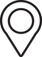 Map pointer pin icon sign symbol design png