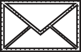 e-post och post ikon tecken symbol design png