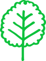 Trees with leaves icon sign design png