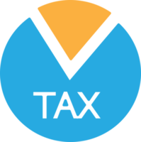 Tax icon sign symbol design png