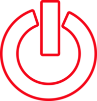 Power-Symbol-Zeichen-Symbol-Design png