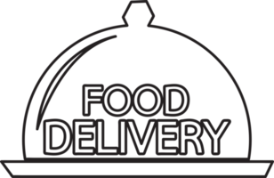 voedsel levering pictogram teken symbool ontwerp png