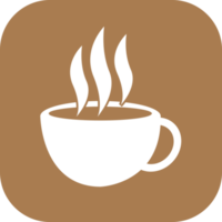 diseño de símbolo de signo de icono de café png