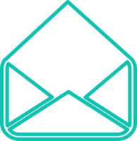 diseño de símbolo de signo de icono de correo electrónico y correo png