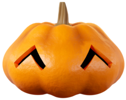 Halloween Pumpkin with eye ghost face png