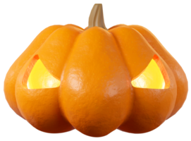 halloween pompoen met oog spookgezicht png