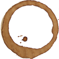 Kaffeefleck echte Tassenflecken png