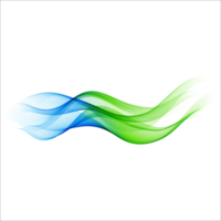 blaue und grüne abstrakte wellen png clipart transparentes hintergrundbild