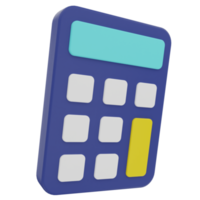 calculadora 3d ilustração png