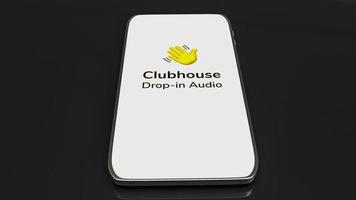 Bangkok Thailand  February 17, 2021  The Clubhouse app for drop in audio chat application . photo