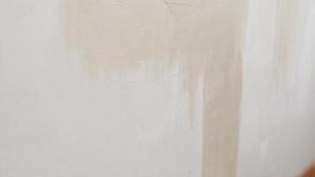 wall preparation for painting, cleaning and priming walls from dust. High quality FullHD footage video