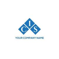 diseño de logotipo de letra cis sobre fondo blanco. concepto de logotipo de letra de iniciales creativas cis. diseño de letras cis. vector
