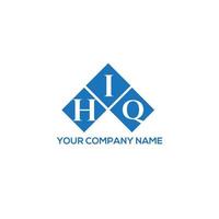 HIQ letter logo design on WHITE background. HIQ creative initials letter logo concept. HIQ letter design. vector