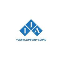 IIA letter logo design on WHITE background. IIA creative initials letter logo concept. IIA letter design. vector