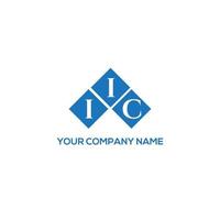 IIC letter logo design on WHITE background. IIC creative initials letter logo concept. IIC letter design. vector