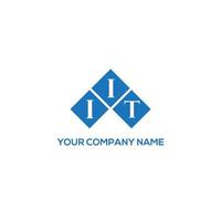 IIT letter logo design on WHITE background. IIT creative initials letter logo concept. IIT letter design. vector