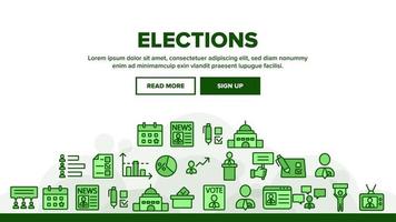 Elections Landing Header Vector