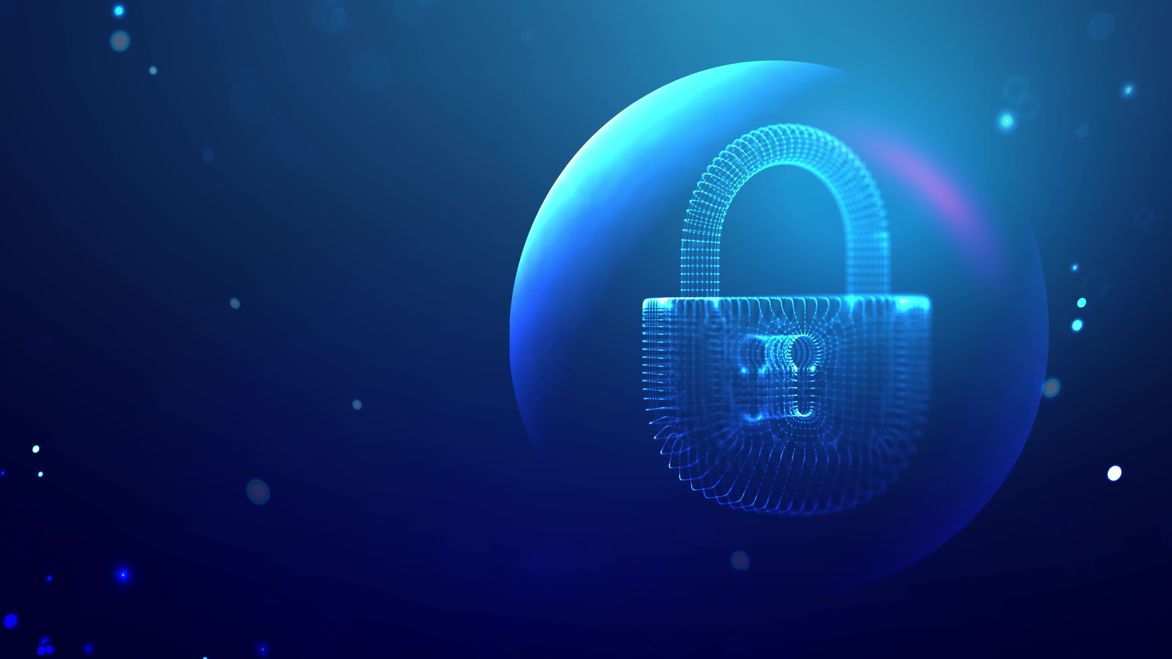 Coputer internet cyber security background seamless loop 4k. Cyber crime  illustration. digital lock background. 10168004 Stock Video at Vecteezy