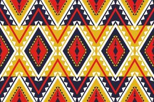 Ethnic abstract pattern art. Seamless pattern in tribal, folk embroidery, and Mexican style. Geometric striped. Design for background, wallpaper, vector illustration, textile, fabric, clothing, batik.