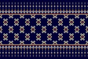 patrón geométrico étnico sin costuras en estilo tribal, bordado popular y mexicano. diseño para fondo, papel tapiz, ilustración vectorial, tela, ropa, alfombra, textil. vector