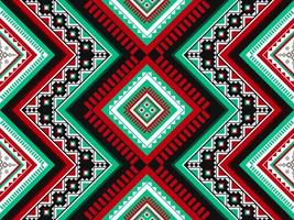 arte de patrón abstracto étnico. patrón impecable en estilo tribal, bordado folclórico y mexicano. rayas geométricas. diseño para fondo, papel tapiz, ilustración vectorial, tela, ropa, alfombra. vector