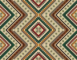Ethnic abstract pattern art. Seamless pattern in tribal, folk embroidery, and Mexican style. Geometric striped. Design for background, wallpaper, vector illustration, fabric, clothing, carpet.