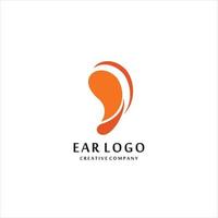 Vector Design of Modern Ear Logo Icons, logo design inspiration