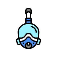 diving mask color icon vector illustration sign