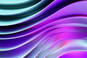 3D illustration,  gradient waves from lines and interlacing. Abstract background. photo