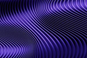 Abstract  gradient and geometric stripes pattern. Linear purple   pattern, 3D illustration. photo